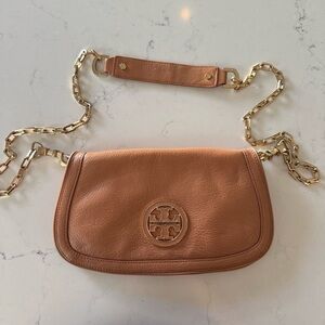 Tory Burch Amanda Logo Flap Clutch